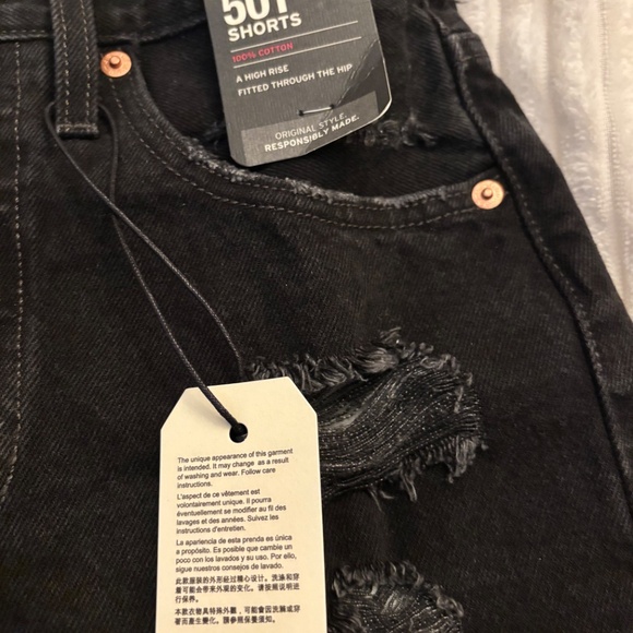 NWT Levi’s 501 shorts size: 24 - Picture 10 of 10